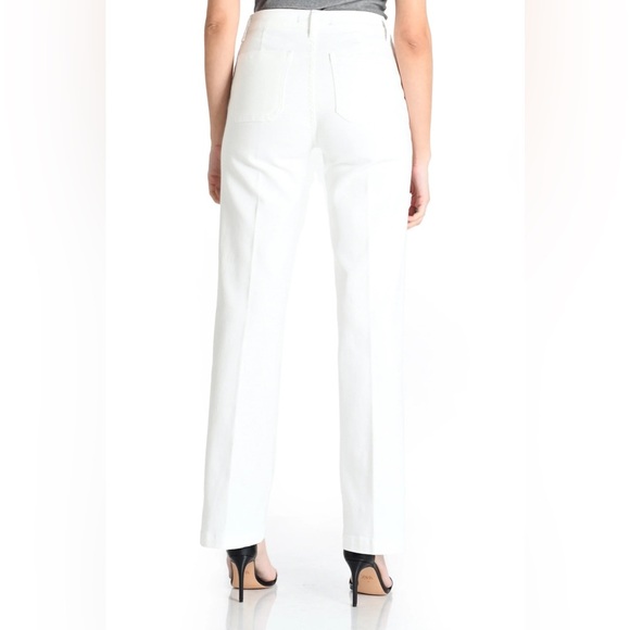 Fidelity Denim JONI REGAL WHITE Jeans/ Utility Pants | NEW/NWT!!! 💜👖💜👖 - Picture 2 of 11